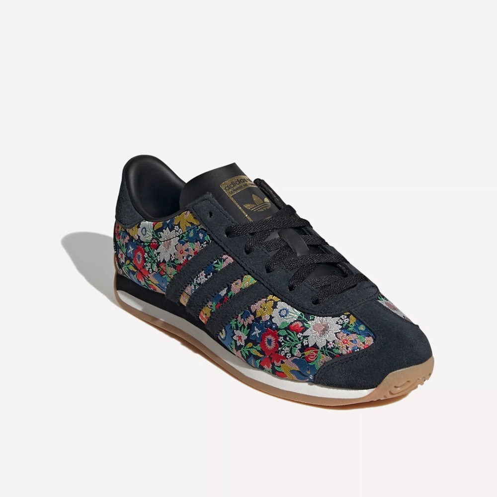 Adidas x Liberty Floral Black Country OG Sneakers 8 NWOB
